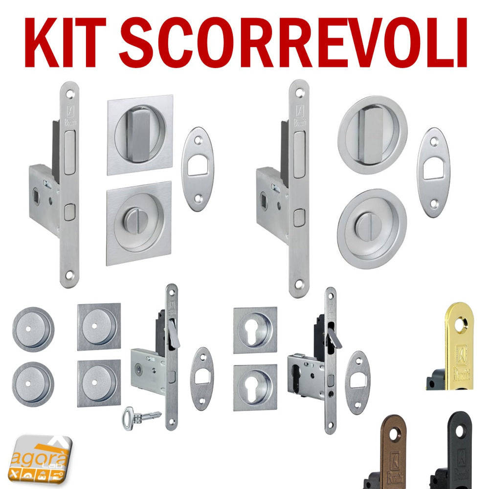 Kit 4 Guide A T Per Porte Scorrevoli Armadio | Ricambio Rinforzato Made In France - Foto 11