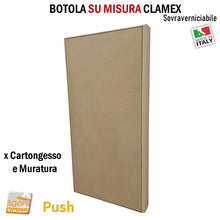 Carica l'immagine nel visualizzatore di Gallery, Botola ispezionabile sportello antina rasomuro rasoparete invisibile nascosta apertura push nascosta senza maniglia su misura verniciabile di design