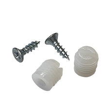 Carica l'immagine nel visualizzatore di Gallery, bussola codolo diametro D10 per inserimento su foro Ø 10 mm a espansione teflon nylon x ante cucina per fori smangiati o per fissaggi ad alta tenuta su pannelli di legno kit completo per fissaggio pannello