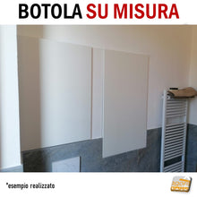 Carica l'immagine nel visualizzatore di Gallery, Botola su misura bagno cucina caldaia push anta senza maniglia verniciabile misure personalizzate sportello ispezione
