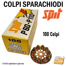 Carica l'immagine nel visualizzatore di Gallery, caricatore circolare cariche colpi per sparachiodi SPIT 031700 Giallo 10 x 10 100 colpi