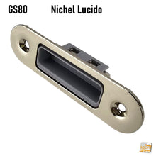 Load image into Gallery viewer, Riscontro Gaccia Bonaiti GS80 Magnetica Contropiastra per Serrature SMART Regolabile Nichel Lucido Nichelato Nichelata Lucida 4GS80004)5 Nickel