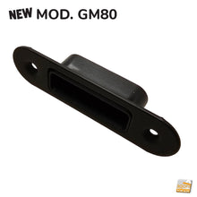 Carica l'immagine nel visualizzatore di Gallery, Riscontro Gaccia Bonaiti GM80 Magnetica Contropiastra per Serrature FORTY NG Regolabile Nera 4GM80000K5 gaccia MATT BLACK