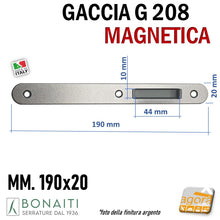 Carica l'immagine nel visualizzatore di Gallery, 4G76200045 + 4G20800095 BONAITI G 208