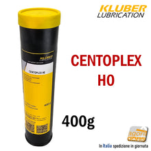 Load image into Gallery viewer, GRASSO LUBRIFICANTE KLUBER CENTOPLEX H0 art.0200110591 CARTUCCIA 400GR grasso fluido per ingranaggi nuovo originale professionale