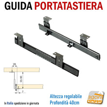 Carica l'immagine nel visualizzatore di Gallery, guida per tastiera guide sottopiano per scrivanie portatastiera pc computer notebook