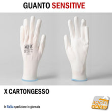 Carica l'immagine nel visualizzatore di Gallery, Guanti da lavoro economici professionali sensitive morbidi AKIFIX per cartongesso CTG