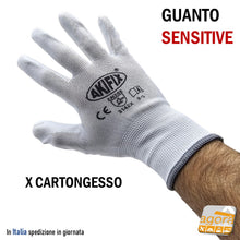 Carica l'immagine nel visualizzatore di Gallery, Guanti da lavoro economici professionali sensitive morbidi AKIFIX GLOVE EN388 CEE