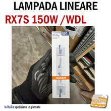 Load image into Gallery viewer, Lampada negozio negozi lineare rx7s Osram HQI-TS 150W / WDL warm white