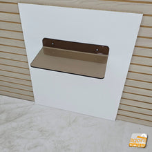 Carica l'immagine nel visualizzatore di Gallery, mensola in plexi a parete mensole per parete a muro fumè