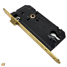 Carica l'immagine nel visualizzatore di Gallery, SERRATURA PORTA FRONTALE 22x240mm YALE BONAITI C22T-50 OTTONE E50 I85 48C2205017