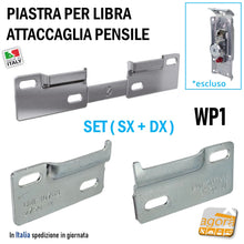 Load image into Gallery viewer, Piastra reggipensile WP1 acciaio zincato Ferramenta Livenza per supporto pensili mobili
Descrizione immagine che evidenzia materiale e uso della piastra WP1 per appendere pensili da cucina o mobili, utile per ricerche su “supporti pensili mobili ferramenta