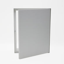 Carica l'immagine nel visualizzatore di Gallery, BOTOLA SU MISURA CORNICE ALLUMINIO 1 ANTA PUSH SPORTELLO INVISIBILE RASOMURO RASOPARETE 40x50H anta per vano nicchia