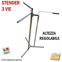 Carica l'immagine nel visualizzatore di Gallery, stender 3 vie arredo centrale negozio