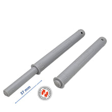 Carica l'immagine nel visualizzatore di Gallery, Cricchetto push da incassare mettere nel foro diametro 10mm grigio chiaro regolabile forte e robusto con paracolpo