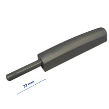 Carica l'immagine nel visualizzatore di Gallery, pistoncino per apertura ante senza maniglia push registrabile grande cricchetto m push regolabile lungo uscita 40mm 37mm grigio scuro senza maniglia apertura anta con cricchetti aggiuntivi retrofitting applicato con viti