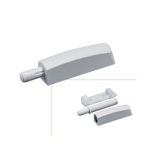 Carica l'immagine nel visualizzatore di Gallery, CRICCHETTO PUSH REGOLABILE APERTURA ANTE INVISIBILI MOBILE SENZA MANIGLIA DA INCASSO-APPLICARE CORTO grigio chiaro