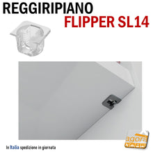 Carica l'immagine nel visualizzatore di Gallery, REGGIRIPIANO PER PANNELLO E RIPIANI IN LEGNO FLIPPER SL14 TRASP FORO D15x11