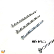 Carica l'immagine nel visualizzatore di Gallery, Viti con punta a perforare il metallo adatte per fissare su metallo. Realizzate in acciaio zincato di alta qualità. Testa cilindrica piana con intaglio a croce PH2