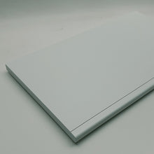 Carica l'immagine nel visualizzatore di Gallery, MENSOLA PER SCAFFALI RIPIANO SU MISURA BIANCO BORDO ARROTONDATO X NEGOZIO CASA