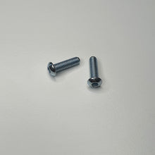 Carica l'immagine nel visualizzatore di Gallery, VITE VITI BULLONE INSERTO A BRUGOLA TCBEI ZINCATA BIANCA M6x20 TESTA BOMBATA