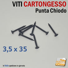 Carica l'immagine nel visualizzatore di Gallery, viti autoforanti per lamiera metallica per cartongesso