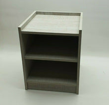 Carica l'immagine nel visualizzatore di Gallery, Comodino Tavolino Panchetta DOUBLE Servetto Pianetto Table Costruito Su misura Rovere Vista davanti 1