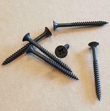 Carica l'immagine nel visualizzatore di Gallery, Viti Fosfatate nere autofilettanti punta chiodo per cartongesso CTG L45mm