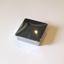 Carica l'immagine nel visualizzatore di Gallery, Tappo Tappi Cromati cm 4x4 mm 40x40 bombato rifinitura testalino copritesta per tubolari tappo