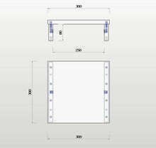 Carica l'immagine nel visualizzatore di Gallery, RIALZO MONITOR PC TV PIANETTO 30x30x10H APPOGGIO SUPPORTO MENSOLA RYX MULTIUSO Bianco Standardscheda tecnica