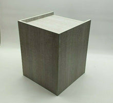 Carica l'immagine nel visualizzatore di Gallery, Comodino Tavolino Panchetta DOUBLE Servetto Pianetto Table Costruito Su misura Rovere Vista dietro