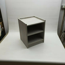 Carica l'immagine nel visualizzatore di Gallery, Comodino Tavolino Panchetta DOUBLE Servetto Pianetto Table Costruito Su misura Rovere Vista reale