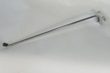 Carica l'immagine nel visualizzatore di Gallery, 5pz Ganci GANCIO CROMATO PER ARREDAMENTO NEGOZI BROCHE 35 CM PORTABLISTER X TUBO RETTANGOLARE