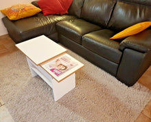 Carica l'immagine nel visualizzatore di Gallery, Tavolino Comodino Panchetta Servetto x Stampante Ufficio Relax Soggiorno LEVEL sala