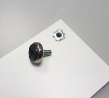 Carica l'immagine nel visualizzatore di Gallery, FOTO BUSSOLA PER MOBILE CON PIEDE REGOLABILE ZINCATO FILETTATO M10X20MM