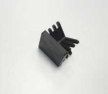 Carica l'immagine nel visualizzatore di Gallery, 10pz TAPPO QUADRATO 40x40mm NERO IN PLASTICA piatto cm 4x4 TAPPI