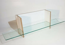 Load image into Gallery viewer, Open bookcase hanging wall storage shelf TEMPERED GLASS shelf