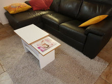 Carica l'immagine nel visualizzatore di Gallery, Tavolino Comodino Panchetta Servetto x Stampante Ufficio Relax Soggiorno LEVEL mobiletto