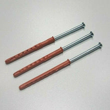 Carica l'immagine nel visualizzatore di Gallery, Tassello Nylon Prolungato con vite per ancoraggi con vite acciaio x fissaggio serramenti 8x60 8x80 8x100 8x120