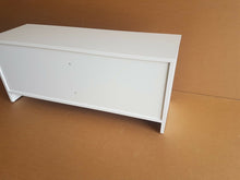 Carica l'immagine nel visualizzatore di Gallery, MOBILE INGRESSO SU MISURA PANCA 2 ANTE EASY DIMENSIONI PERSONALIZZATE bianco retro