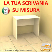 Carica l'immagine nel visualizzatore di Gallery, SCRIVANIA SU MISURA COSTRUITA AL MOMENTO DELL'ORDINE COLORE+ DIMENSIONI A SCELTA