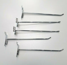 Load image into Gallery viewer, 10pz GANCI GANCIO PORTABLISTER 25 CM CROMATI PER PANNELLO DOGATO ARREDAMENTO NEGOZI