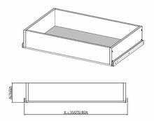 Carica l'immagine nel visualizzatore di Gallery, KIT CASSETTO ARMADIO SU MISURA X MOBILE - BOX DIMENSIONI E COLORE A SCELTA scheda
