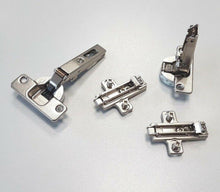 Load image into Gallery viewer, 2PZ CERNIERA AMMORTIZZATA CUCINA FORO 35mm SOFT RICAMBIO SALICE-WURTH+BASE Battuta esterna foto pezzi