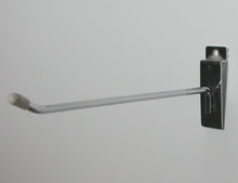 Load image into Gallery viewer, 10pz GANCI GANCIO PORTABLISTER 20 CM CROMATI PER PANNELLO DOGATO ARREDAMENTO NEGOZIO