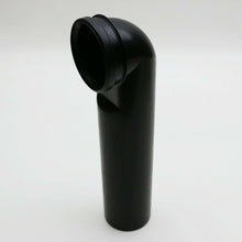 Carica l'immagine nel visualizzatore di Gallery, RACCORDI SCARICO CURVA VASI SOSPESI D90XL27,5/40 MANICOTTO PROLUNGA D90XL18 NERO lungo