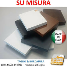 Load image into Gallery viewer, SHELF PANEL CUSTOM CUT AND EDGED WOOD FINISHED CUSTOMIZED COLORS OF YOUR CHOICE