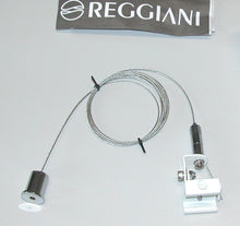 Carica l'immagine nel visualizzatore di Gallery, CAVO DI SOSPENSIONE L.500CM PER BINARIO ELETTRIFICATO REGGIANI BIANCO CROMATO