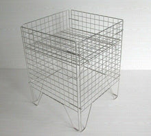 Carica l'immagine nel visualizzatore di Gallery, BANCARELLA PIEGHEVOLE 60x60 ESPOSITORE CESTA CESTONE CON RIPIANO MOBILE X NEGOZI ripiano mobile