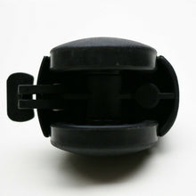 Carica l'immagine nel visualizzatore di Gallery, 4PZ RUOTE C/PERNO FILETTATO M10 X 15MM RUOTA C/FRENO S/FRENO GIREVOLE D.50mm NERA 4